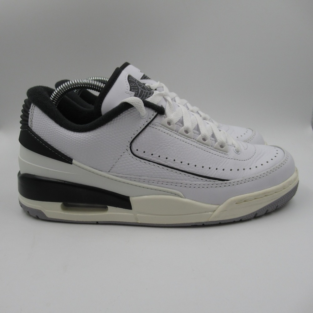 Air Jordan 2/3 Low White Black Sail Sneakers FD0383-100 Mens Size 8